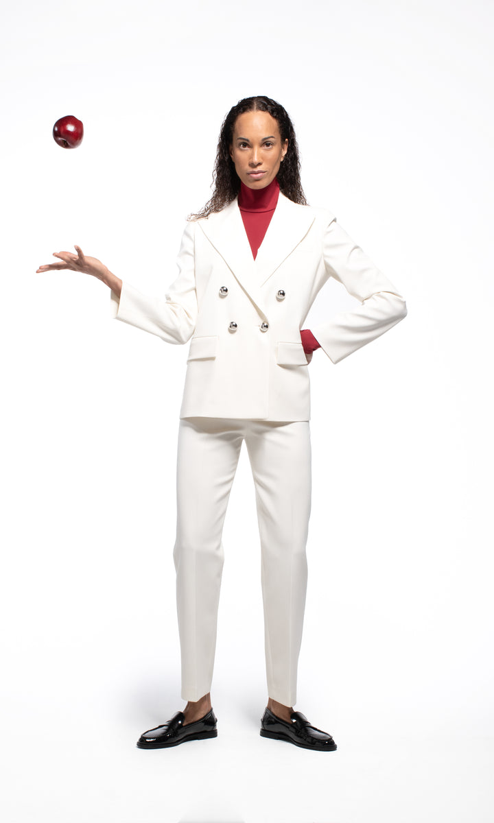 Sara Battaglia High waist cigarette pants Economico