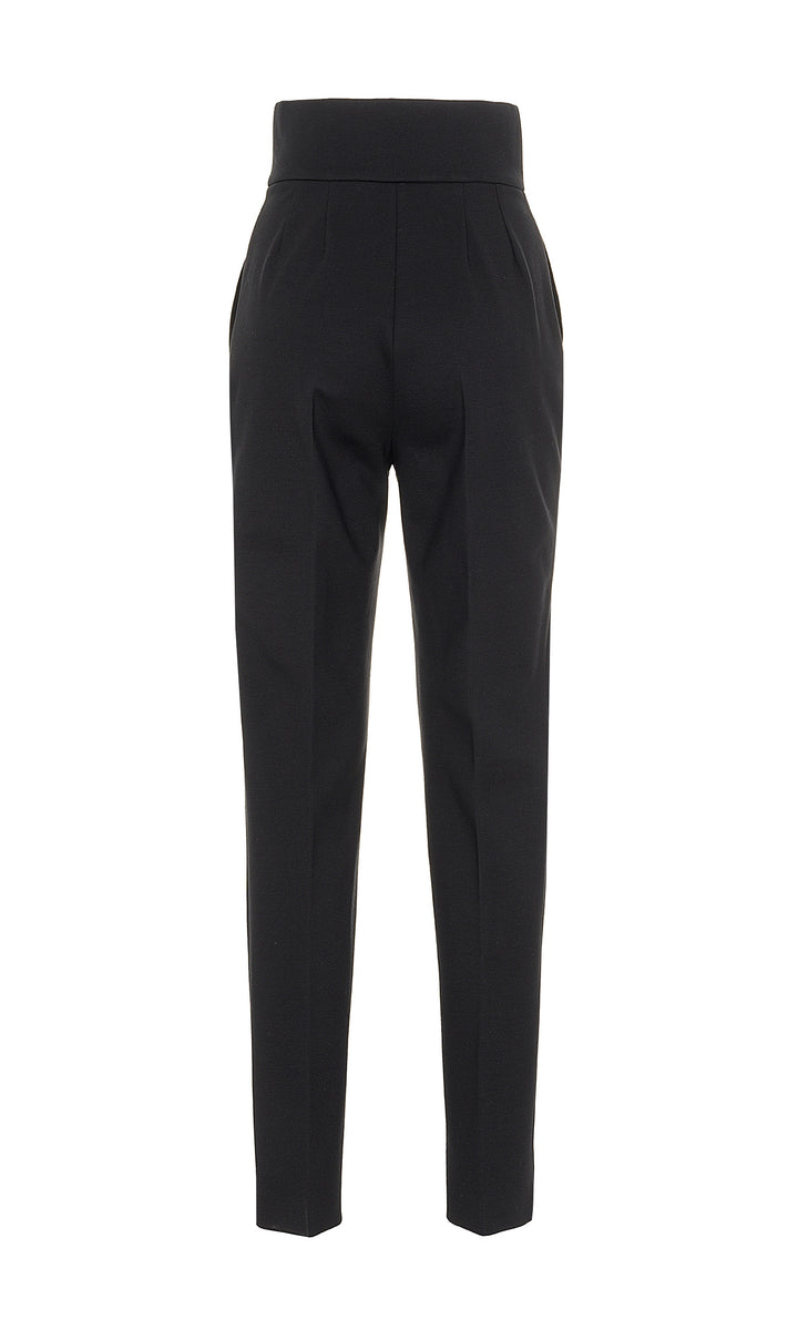Sara Battaglia High waist cigarette pants Online