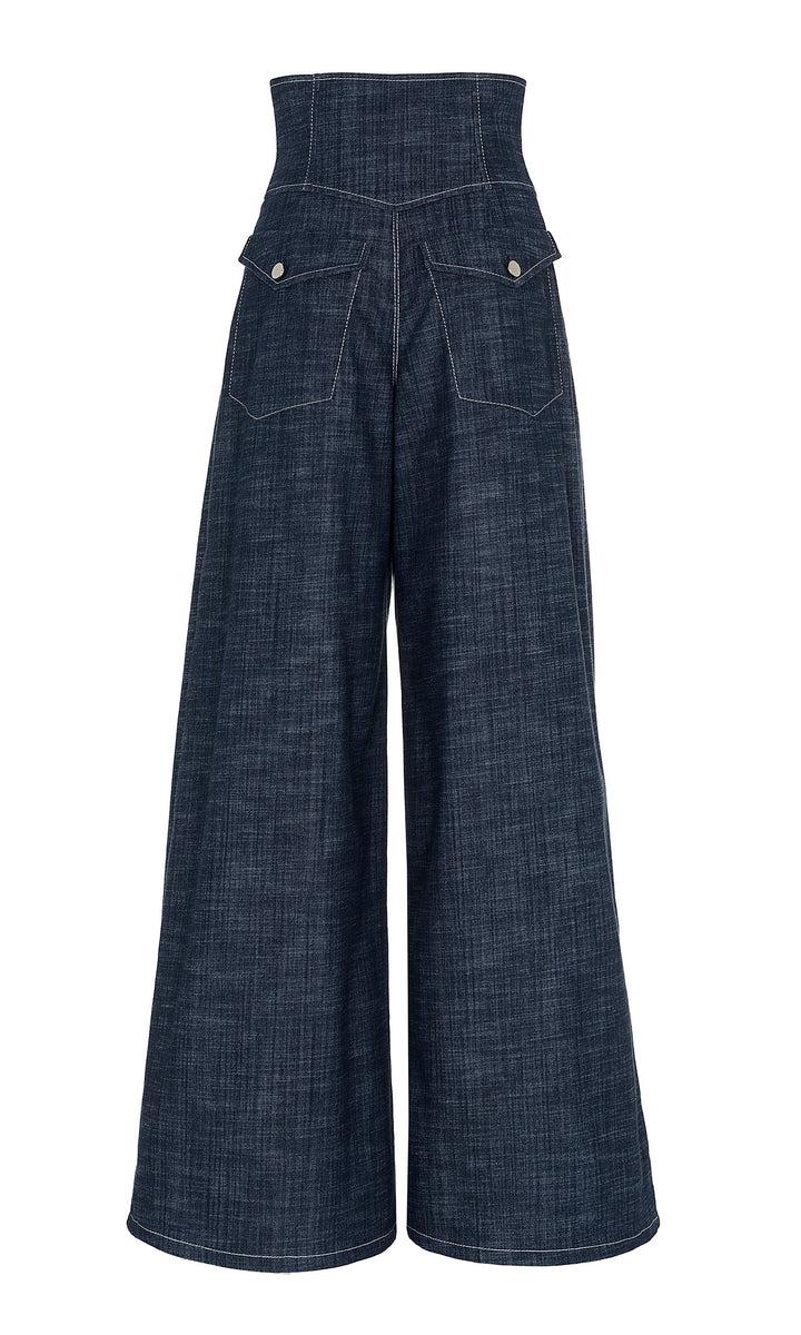 Sara Battaglia High waist denim Nuova