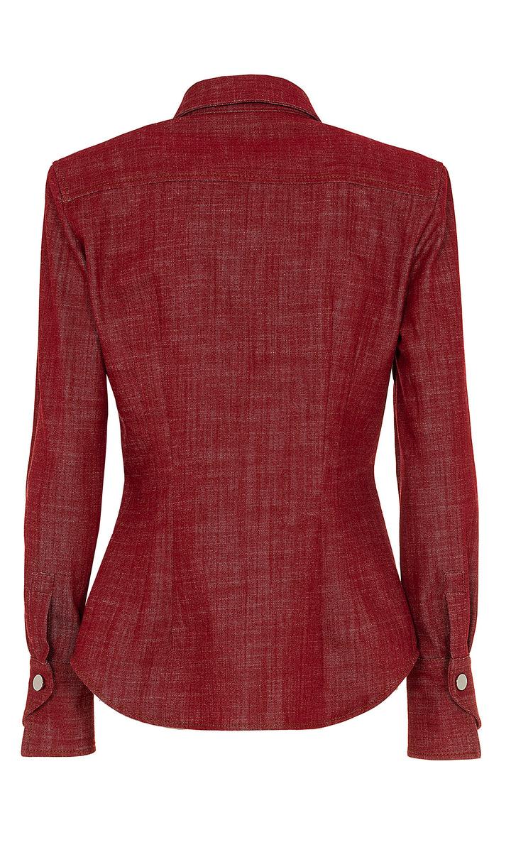 Sara Battaglia Denim shirt 2025
