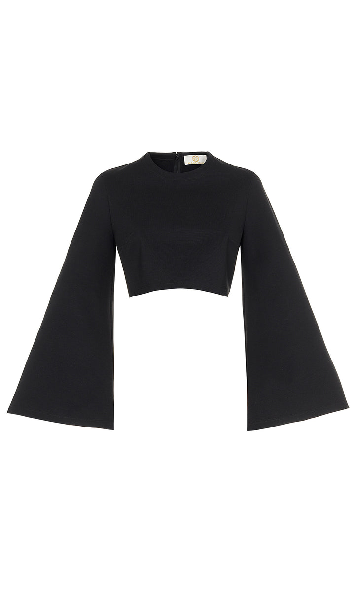 Sara Battaglia Wide long sleeves top Italia