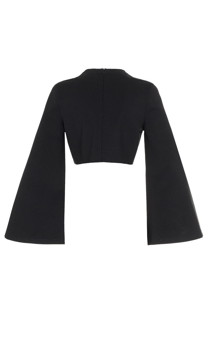 Sara Battaglia Wide long sleeves top Italia