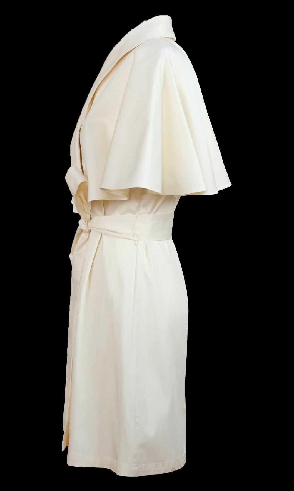 Sara Battaglia Cape Mini Dress Qualità Garantita