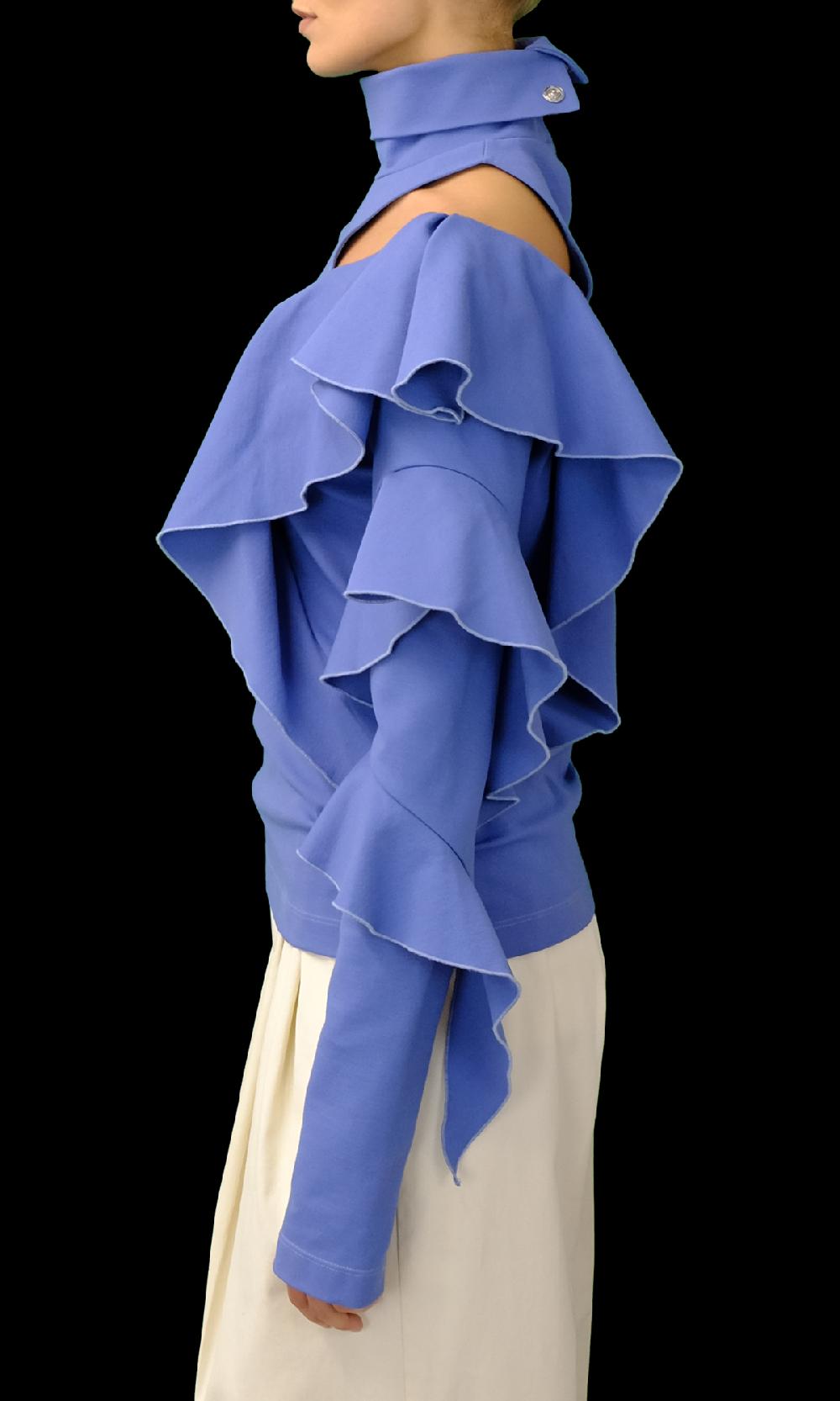 Sara Battaglia Ruffles Top Italy