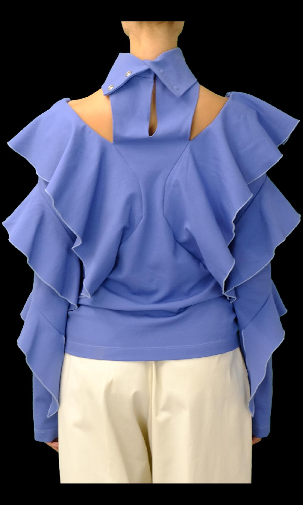 Sara Battaglia Ruffles Top Italy