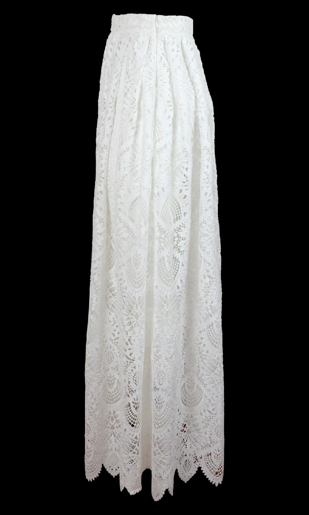 Sara Battaglia Lace Skirt Italia
