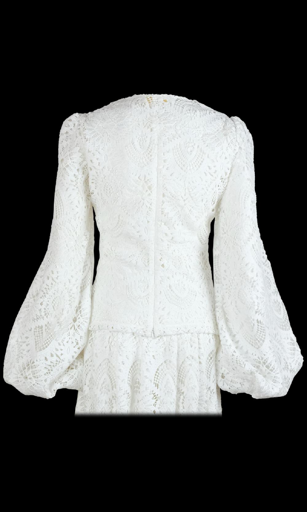 Sara Battaglia Lace Top 2025