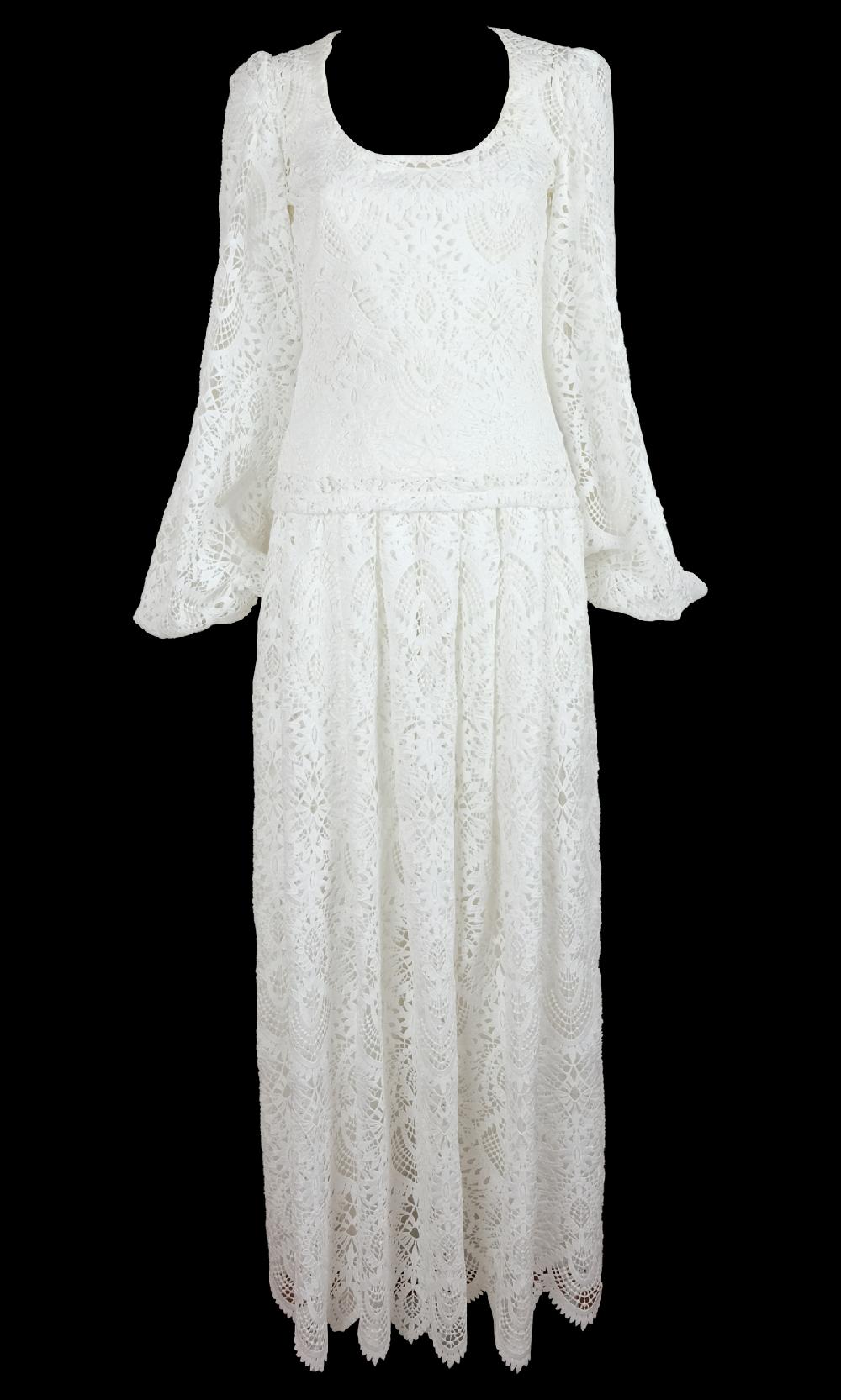 Sara Battaglia Lace Top 2025