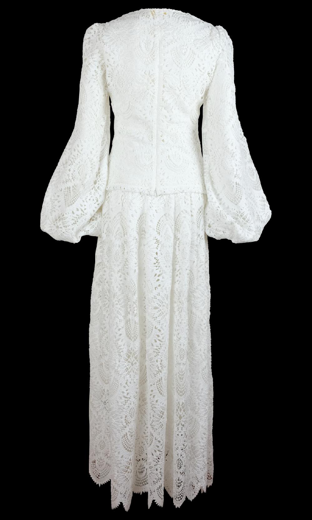 Sara Battaglia Lace Top 2025