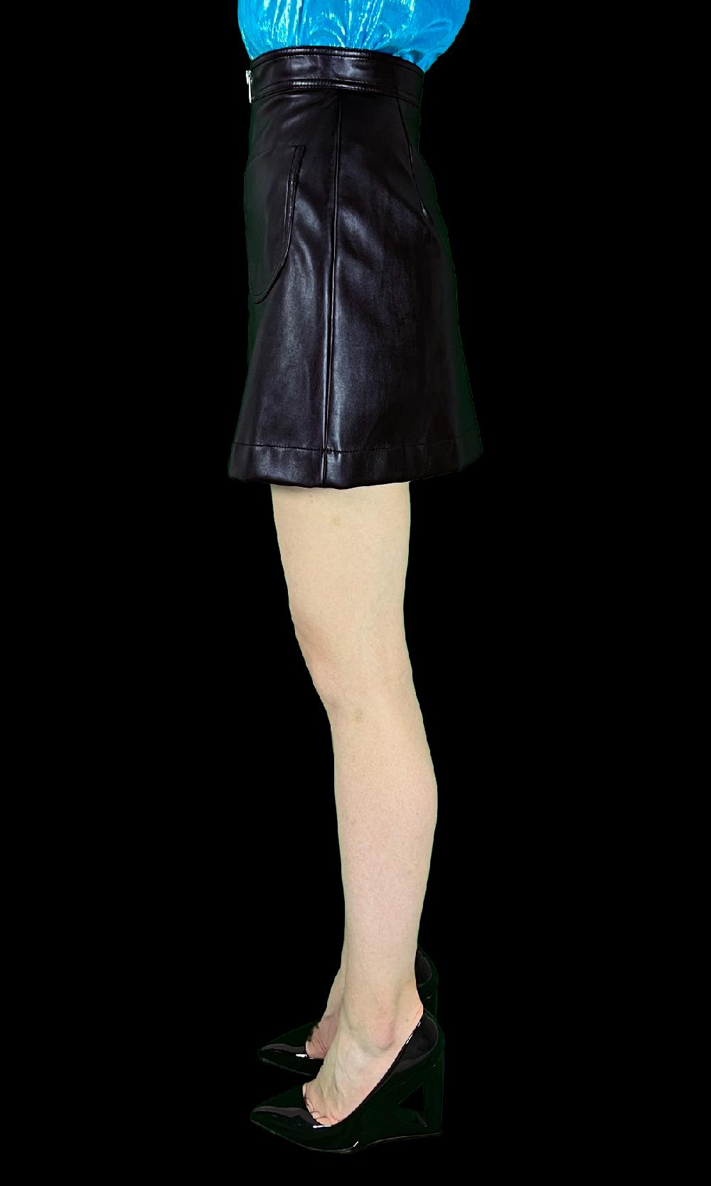 Sara Battaglia Zip Mini Skirt Spedizione Gratuita