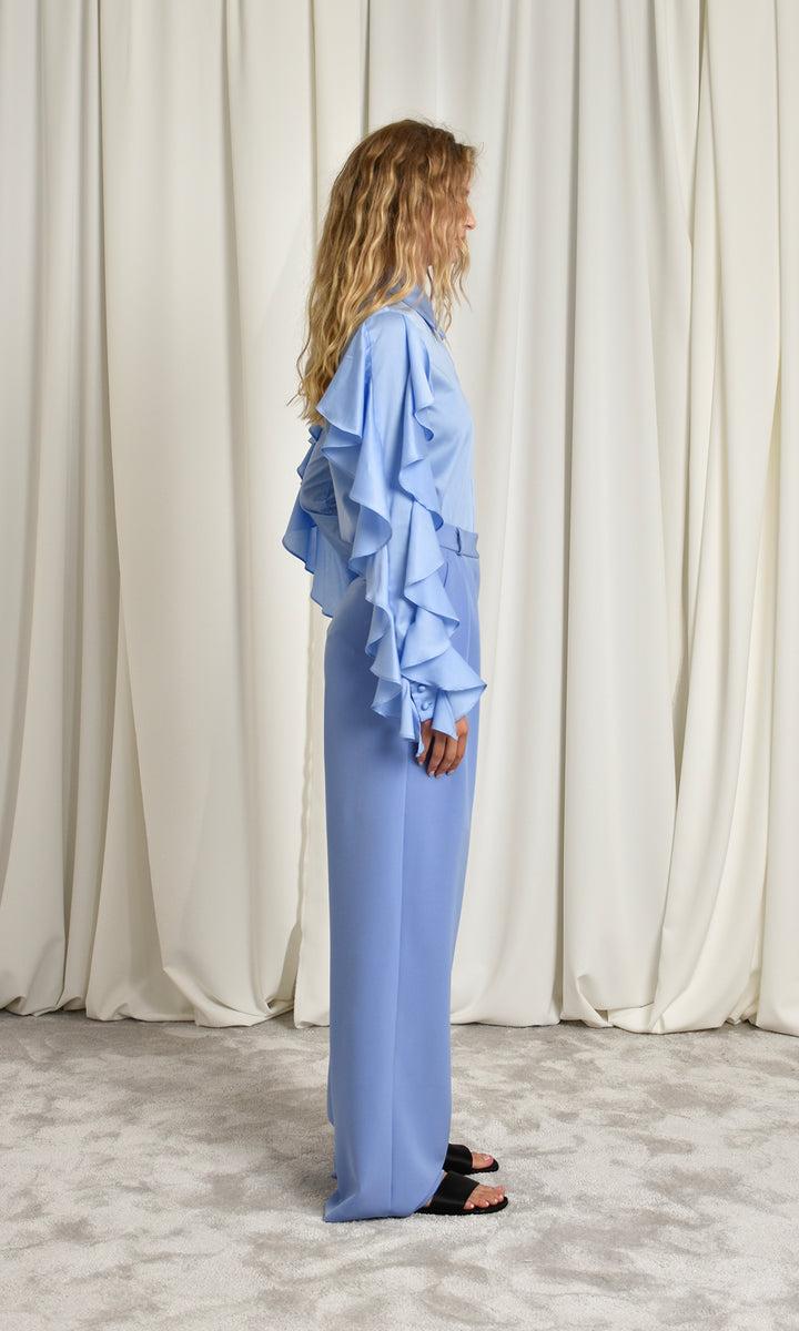 Sara Battaglia High waist pants Pezzi Unici