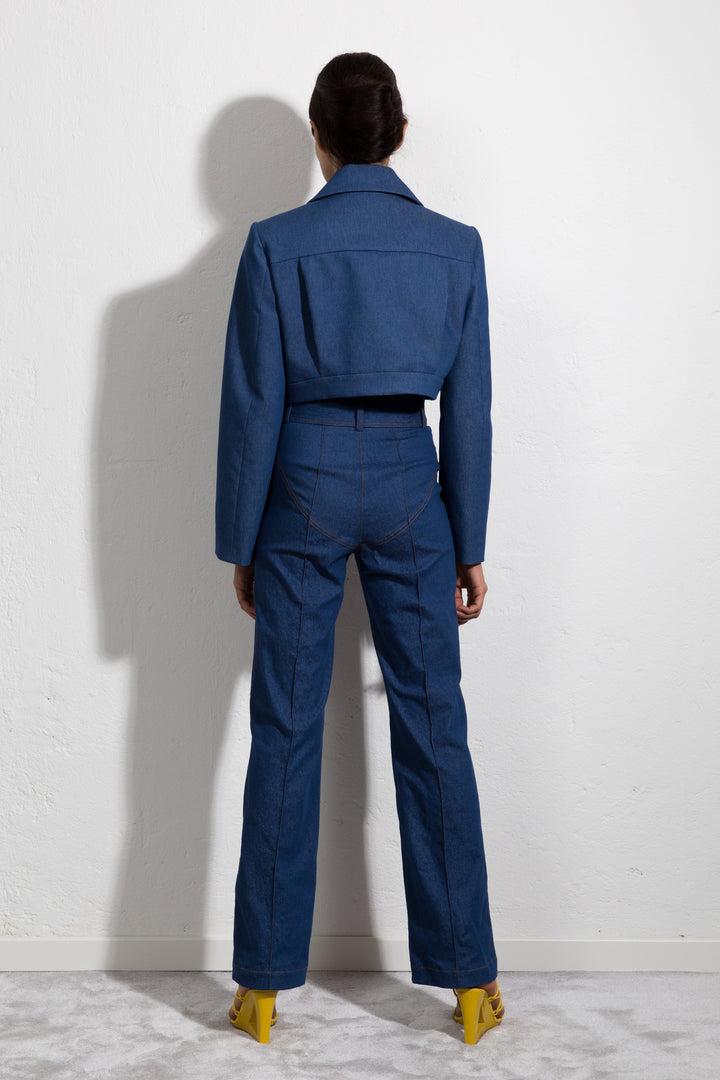 Sara Battaglia High Waisted Pants Outlet