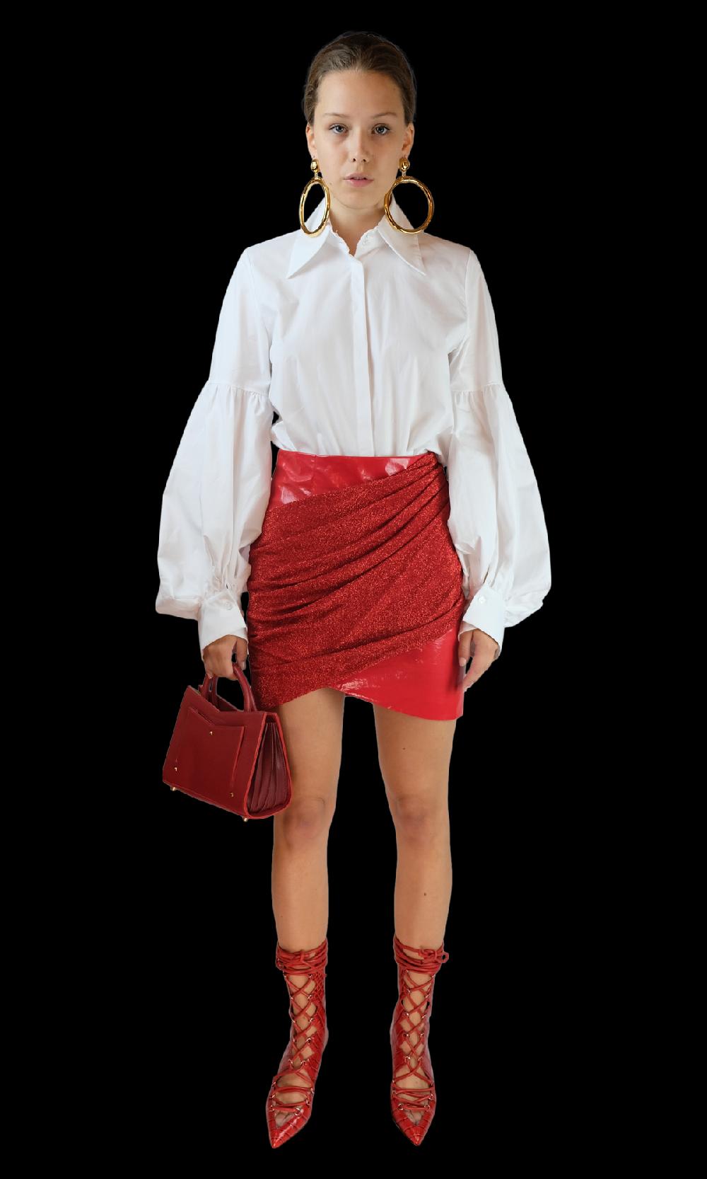 Sara Battaglia Mini Skirt Vendita Calda