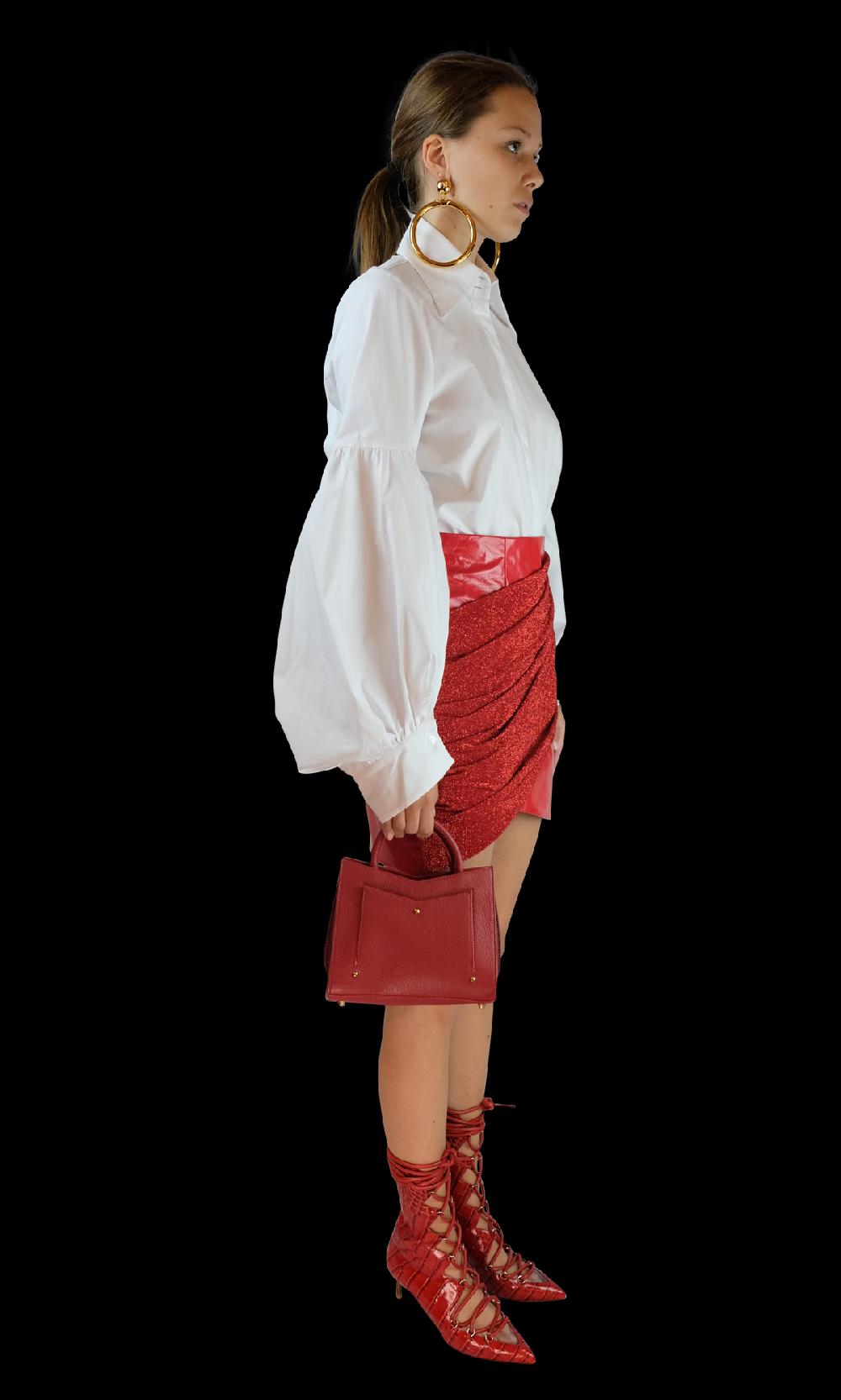 Sara Battaglia Mini Skirt Vendita Calda