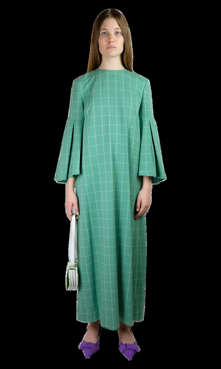 Sara Battaglia Salvia Dress Negozio