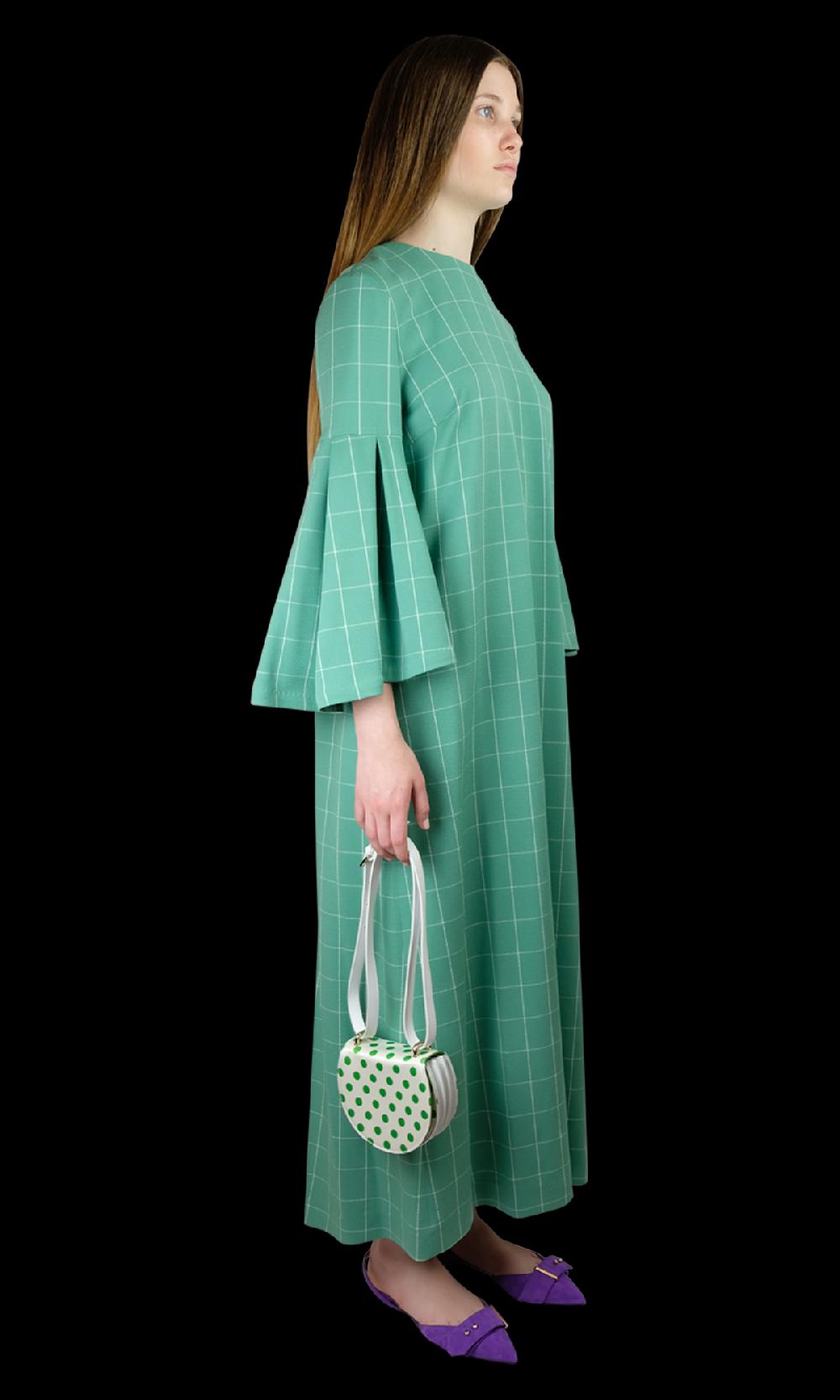 Sara Battaglia Salvia Dress Negozio