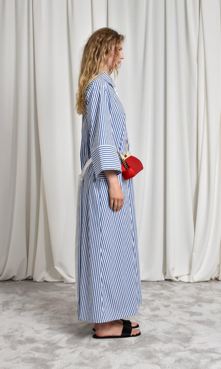 Sara Battaglia Long Chemisier Dress 2025