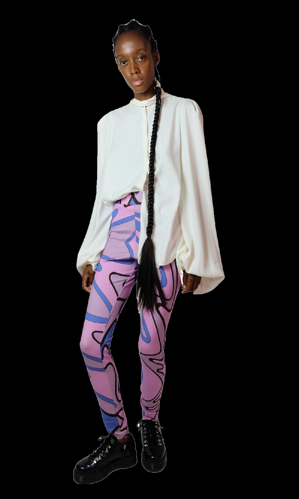 Sara Battaglia Pink Leggings Novità