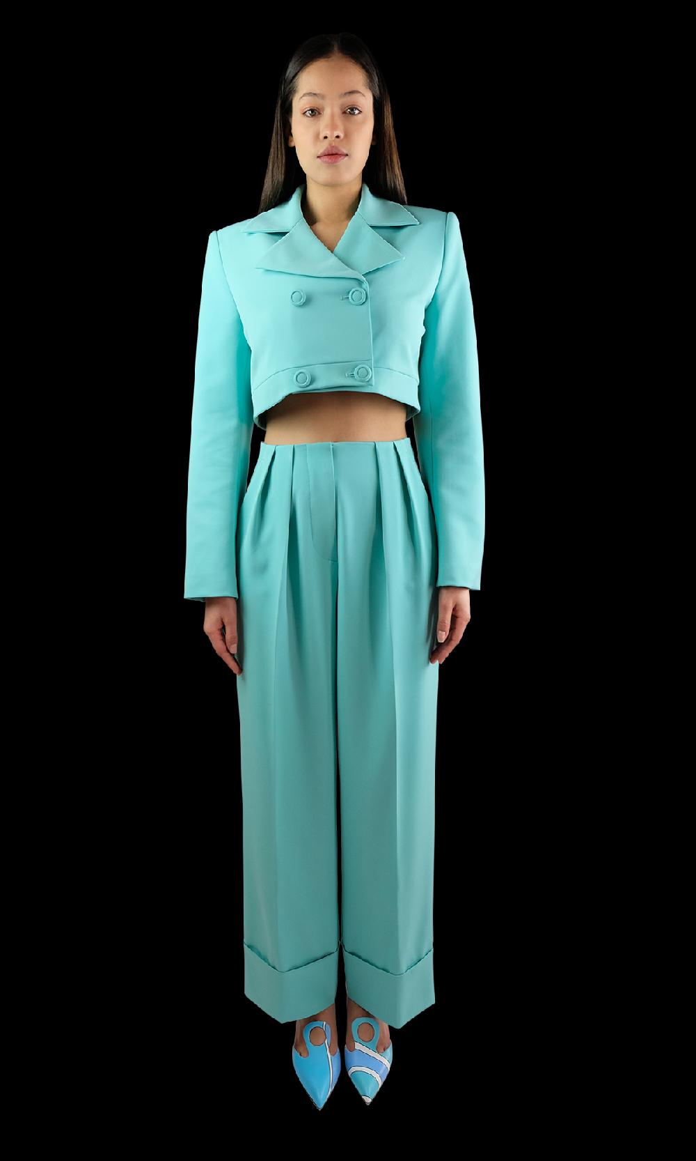 Sara Battaglia Cutted Jacket Online