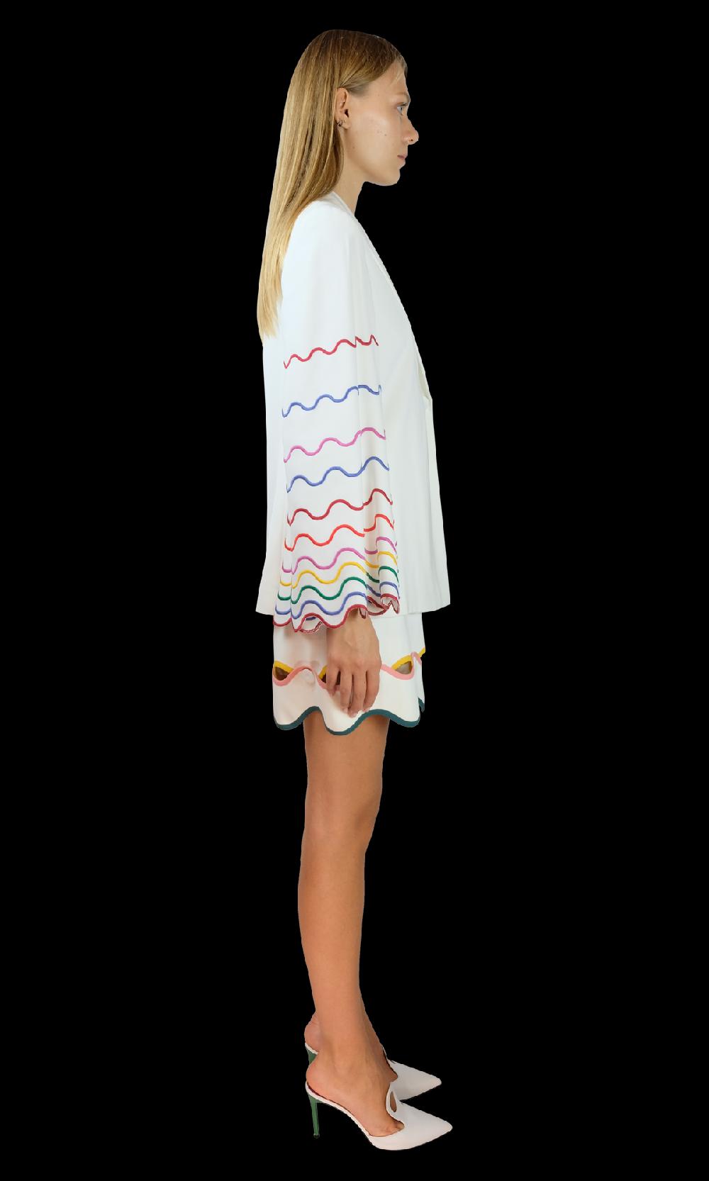 Sara Battaglia Rainbow Jacket Vendita Calda