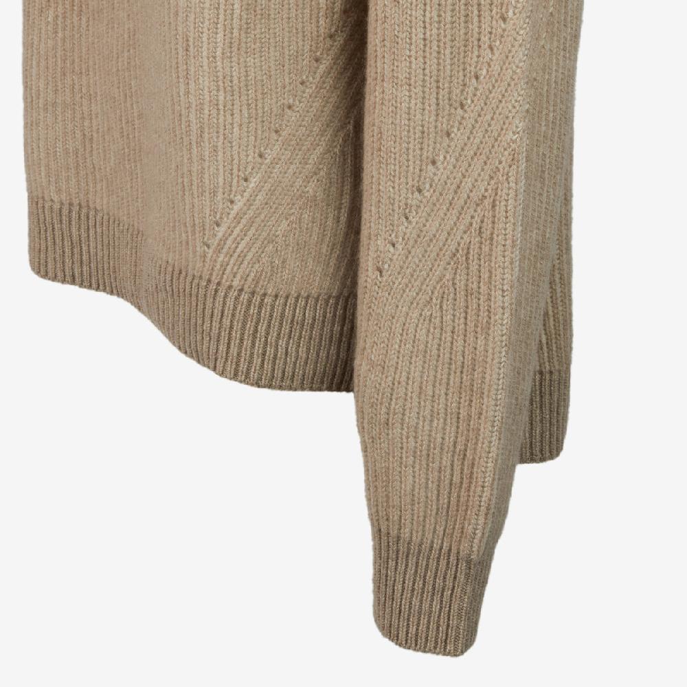 Sease Arlo Dinghy: maglione girocollo in cashmere - Oyster In Vendita