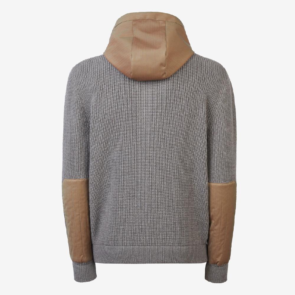 Sease Felpa con cappuccio Full Zip F7 - Marrone Wombat Spedizione Gratuita