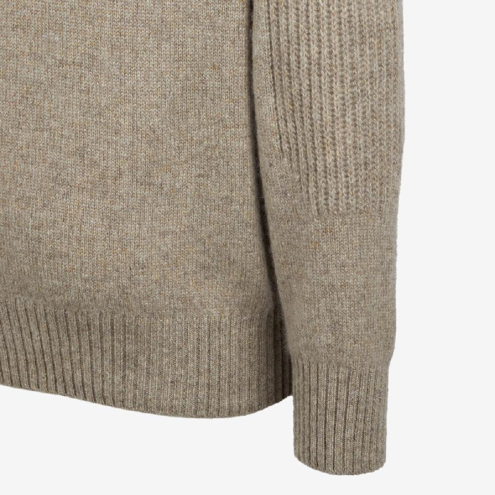 Sease Maglione in cashmere a collo alto - Paglia Qualità Garantita