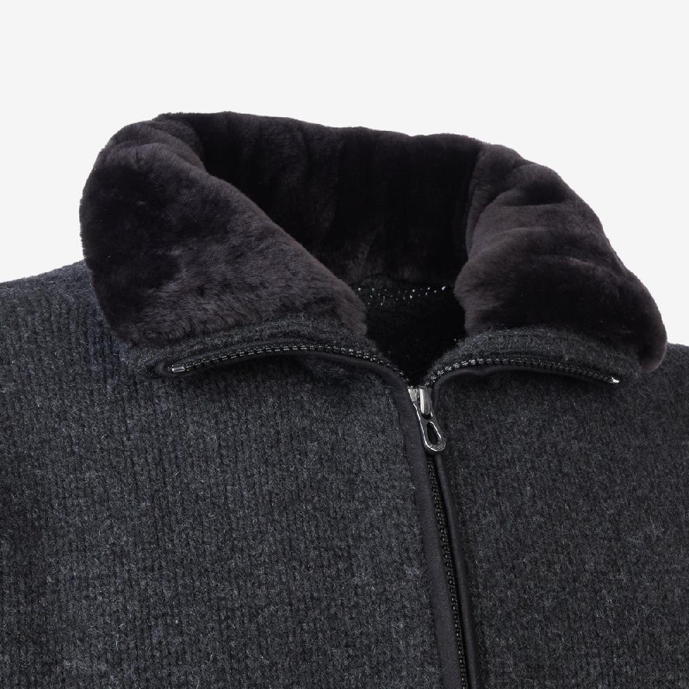 Sease Bomber lavorato a maglia - Grigio grafite Promozione Limitata