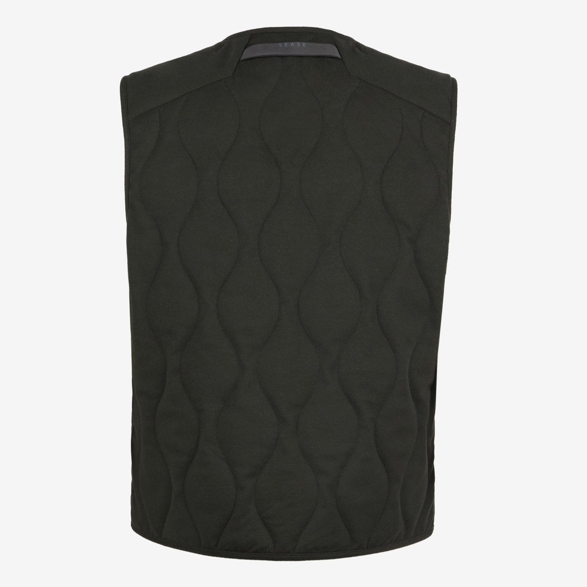 Sease Gilet trapuntato - Verde scuro Economico