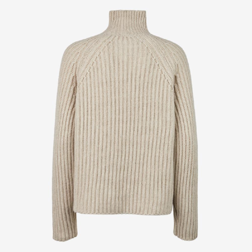 Sease Maglione Athos Mock in cashmere - Driftwood 2025