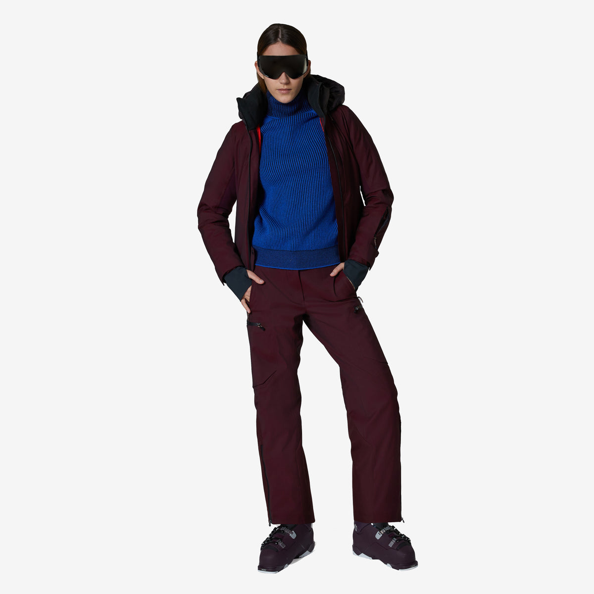 Sease Arrow Pants Plum Qualità Garantita