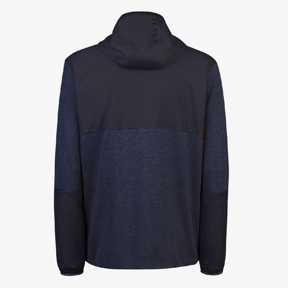Sease Zipped Hoodie Hybrid Blu Navy Convenienza