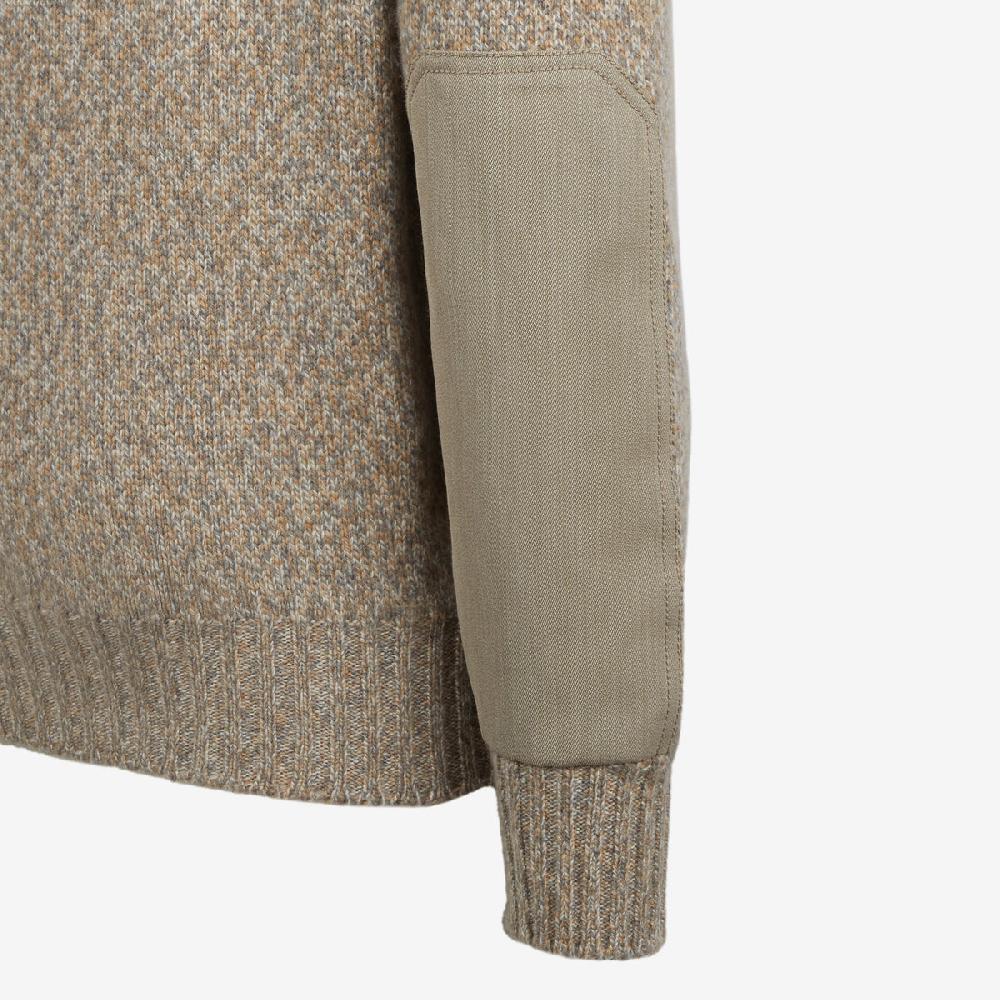Sease Maglione in cashmere con scollo a V - Paglia Presa