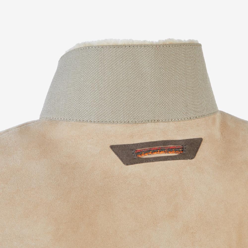Sease Gilet in montone V-8 - Driftwood Online