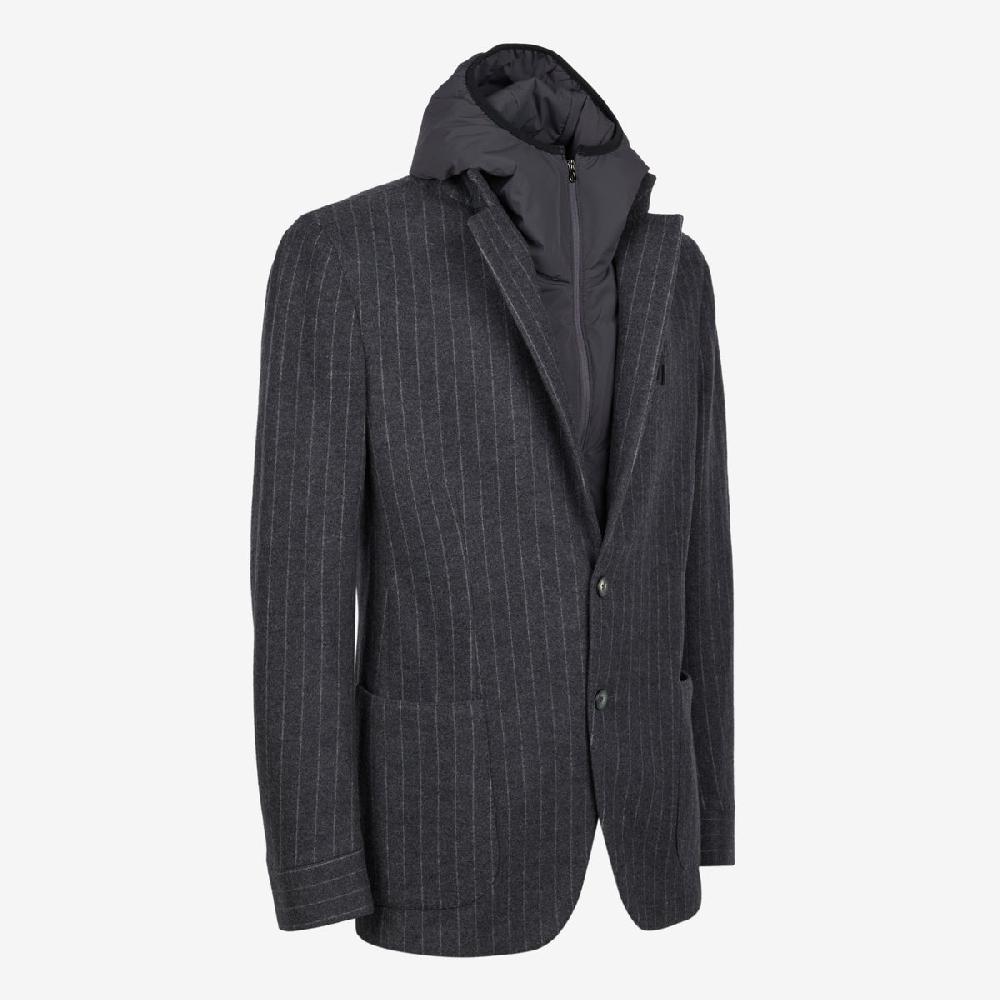 Sease Blazer con cappuccio - Grigio scuro Hotsell