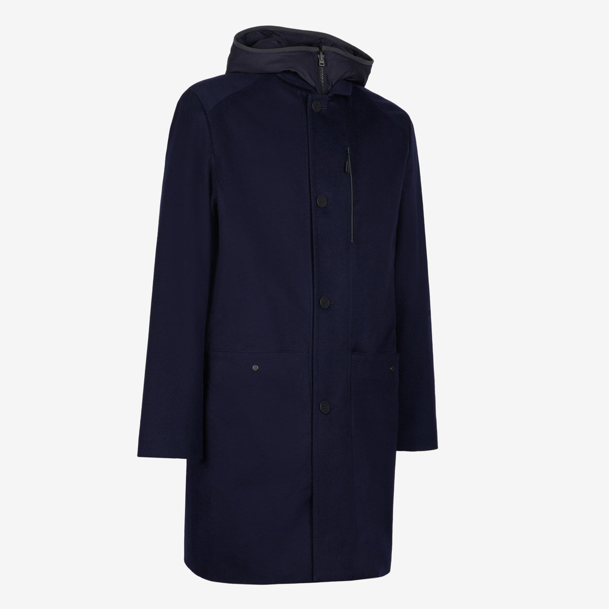 Sease Drone Trench Coat Navy Qualità Garantita