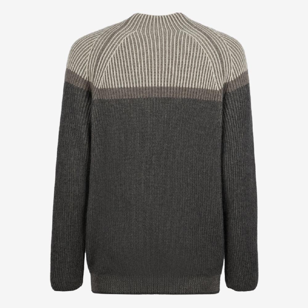 Sease Dinghy Mock: Maglione 100% cashmere - Grigio piombo I Più Venduti