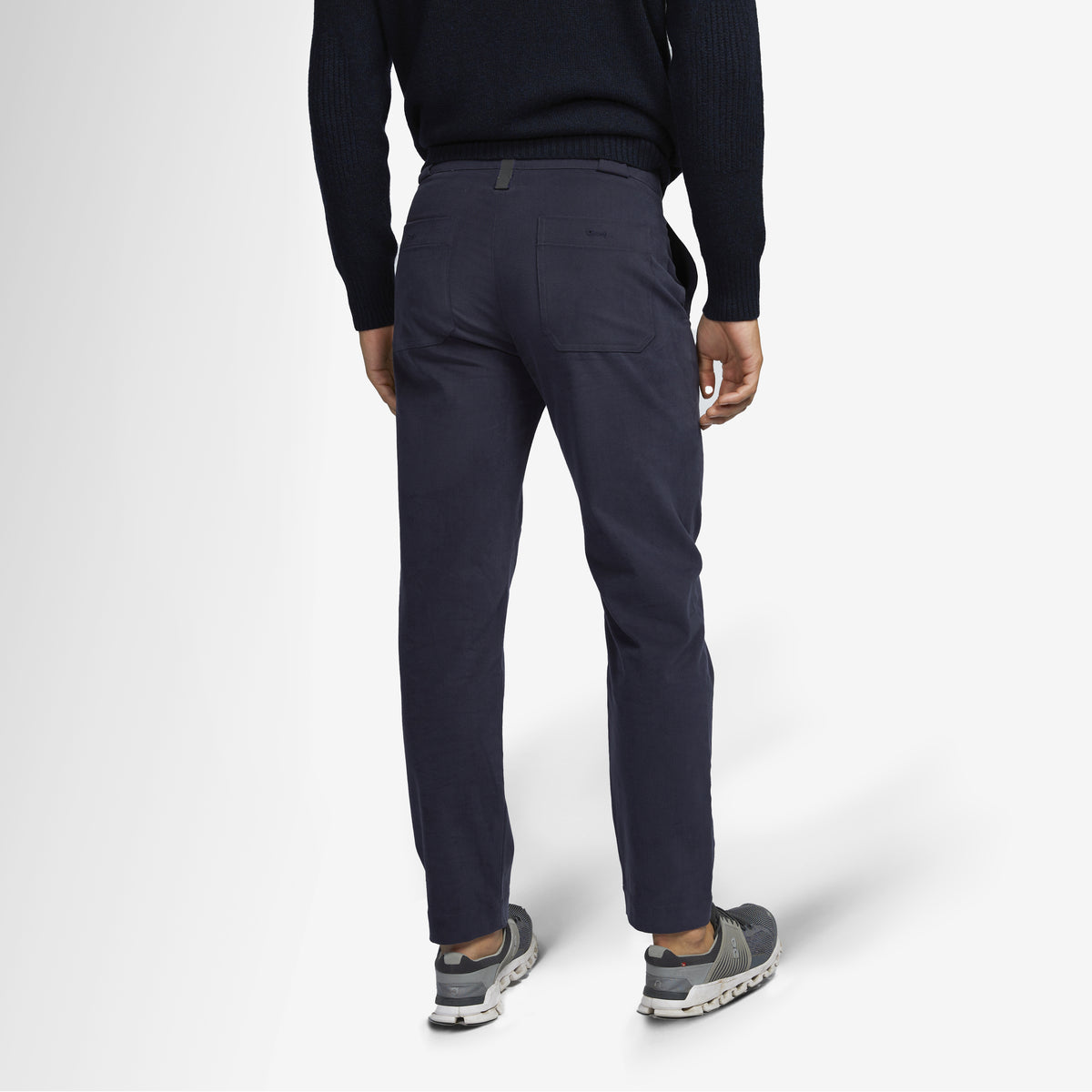 Sease Pantaloni Chino - Blu Navy In Linea