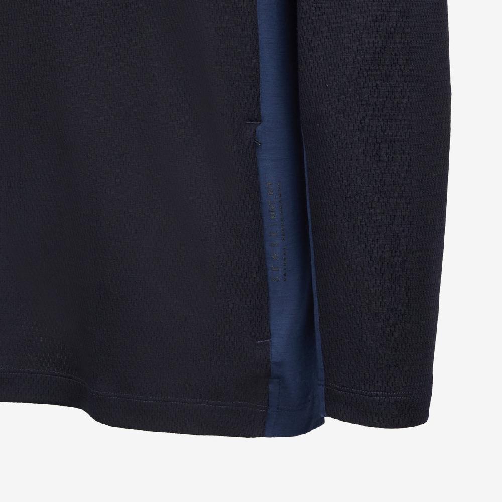 Sease Turtle Net: Maglietta maniche lunghe - Blu notte Spedizione Gratuita