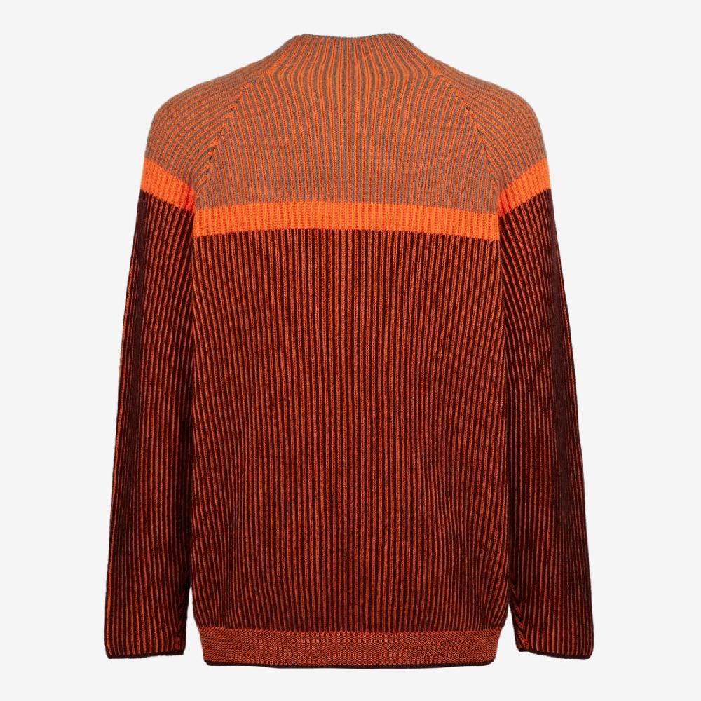 Sease Dinghy Mock: Maglione 100% cashmere - Arancione Consegna Veloce
