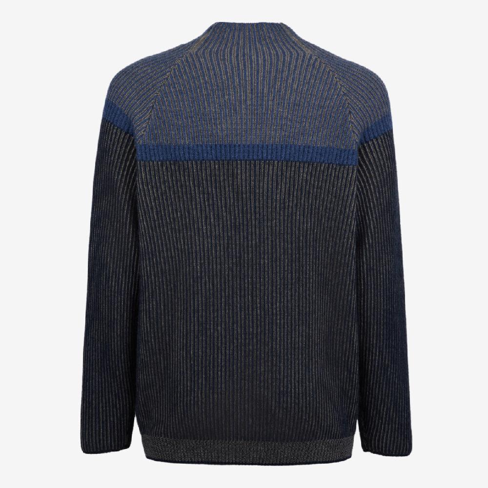 Sease Dinghy Mock: Maglione 100% cashmere - Blu Novità