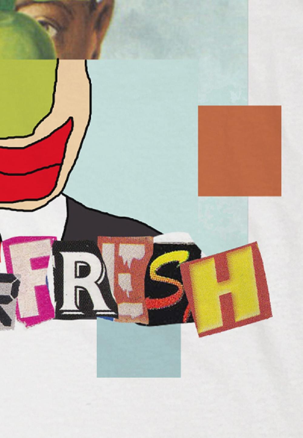 Seetees Superfresh t-shirt della capsule This Is Art cotone organico vegano Prezzo Ridotto