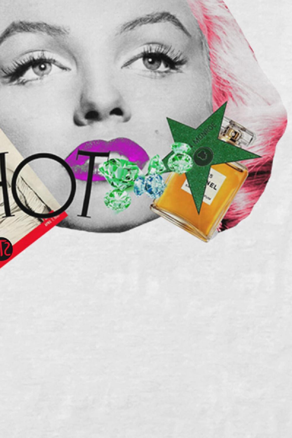 Seetees T-shirt donna Marilyn in cotone organico vegano GOTS per la tua t-shirt Offerta