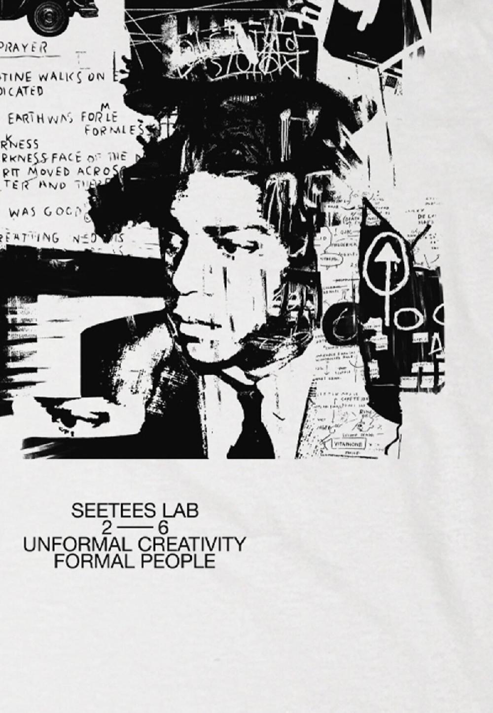 Seetees Basquiat Black In Linea