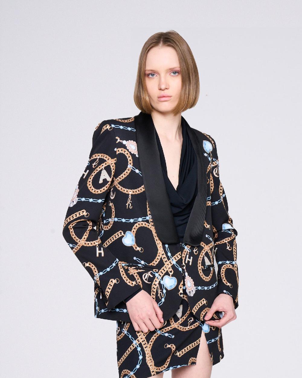 Silvian Heach Blazer monopetto a fantasia Presa