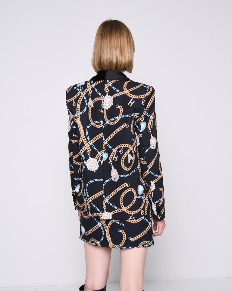 Silvian Heach Blazer monopetto a fantasia Presa