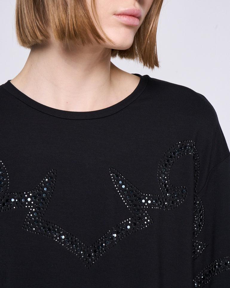 Silvian Heach T-shirt con strass Offerte