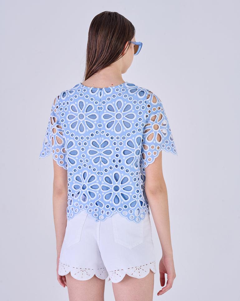 Silvian Heach Blusa traforata a fiori Moda