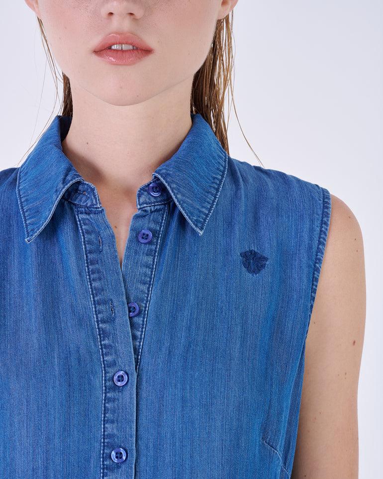Silvian Heach Abito in denim Promozione Limitata
