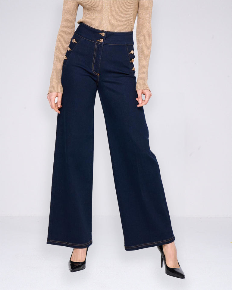 Silvian Heach Jeans con bottoni decorativi Vendita